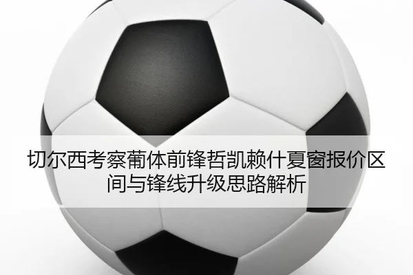切尔西考察葡体前锋哲凯赖什夏窗报价区间与锋线升级思路解析